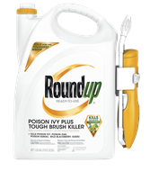 Roundup 5203910 Poison Ivy and Tough Brush Killer with Comfort Wand, Liquid, 1.33 gal 