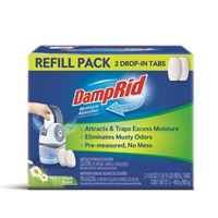 DampRid FG97 Drop-In Moisture Absorber, 15.8 oz Container, Solid, Fresh 
