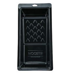Wooster BR403-6 1/2 Roller Tray, 6-1/2 in L, 1 qt, PET, Black 