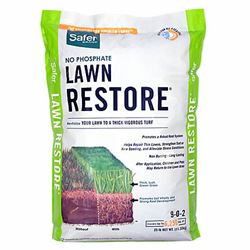 Safer 9334 Lawn Fertilizer, Solid, Brown, 25 lb Bag 