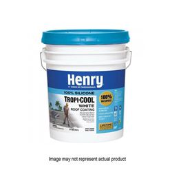 Henry Tropi-Cool Series HE887HS042 Roof Coating, White, 0.9 gal Pail, Liquid 