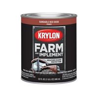 Krylon K02040000 Farm and Implement Primer, Sandable Red Oxide Primer, 1 qt 2 Pack 