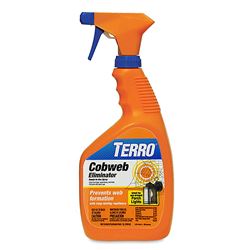 TERRO T2360 Cobweb Eliminator, Liquid, Vinegar Like, 1 qt Bottle 