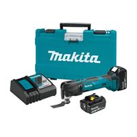 Makita XMT035 Multi-Tool Kit, Battery Included, 18 V, 3 Ah, 6000 to 20,000 opm, 3.2 deg Oscillating 