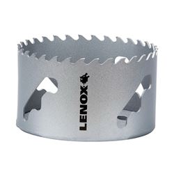 Lenox Speed Slot LXAH3358 Hole Saw, 3-5/8 in Dia, Carbide Cutting Edge 