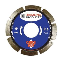Diamond Products Star Blue 74951 Saw Blade, 4-1/2 in Dia, 7/8 in Arbor 