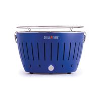 Grill Time TAILGATER GT UPG-B-13 Charcoal Grill, Deep Blue, Steel Body 