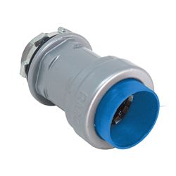 Southwire SIMPush 65078101 Conduit Box Connector, 1 in Push-In, 1.79 in OD, Metal 