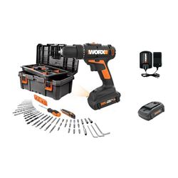 WORX WX101L.3 Combination Drill Tool Box, Battery Included 