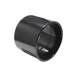 CANPLAS 103004BC Pipe Coupling, 4 in, Hub, ABS, Black, 40 Schedule 