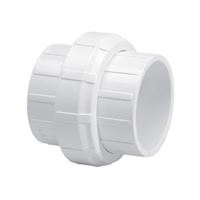 Xirtec 140 435905 Pipe Union with Buna O-Ring Seal, 2 in, Socket, PVC, White, SCH 40 Schedule, 150 psi Pressure 