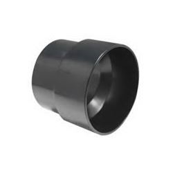 CANPLAS 103036BC Sewer Pipe Adapter Coupling, 4 x 3 in, Hub, ABS, Black, 40 Schedule 