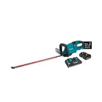 Makita XHU04PT Hedge Trimmer Kit, 5 Ah, 36 V Battery, Lithium-Ion Battery, 25-1/2 in Blade, 6-Speed 