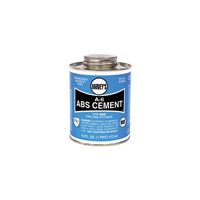 Harvey A-6 Series 018520-12 Solvent Cement, Opaque Liquid, Black, 16 oz Can 