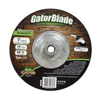 GatorBlade 9648 Cut-Off Wheel, 7 in Dia, 1/4 in Thick, 5/8-11 in Arbor, Silicone Carbide Abrasive 