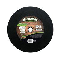 GatorBlade 9672 Cut-Off Wheel, 12 in Dia, 1/8 in Thick, 20 mm Arbor 