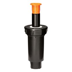 Rain Bird 1800 1802AP4 Pop-Up Sprinkler, 1/2 in Connection, FNPT, 2 in H Pop-Up, 4 ft, Adjustable Nozzle, Plastic 