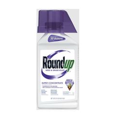 Roundup 5100710 Weed and Grass Killer Super Concentrate, Liquid, Amber/Yellow, 35.2 oz Bottle 