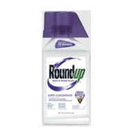 Roundup 5100710 Weed and Grass Killer Super Concentrate, Liquid, Amber/Yellow, 35.2 oz Bottle 