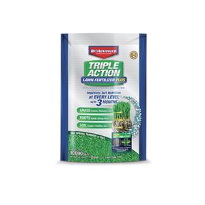 BioAdvanced 709861F Lawn Fertilizer Plus, 24 lb Bag, Granular, 30-0-4 N-P-K Ratio