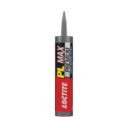 Loctite PL PREMIUM MAX 2292244 Construction Adhesive, Gray, 9 oz Cartridge 
