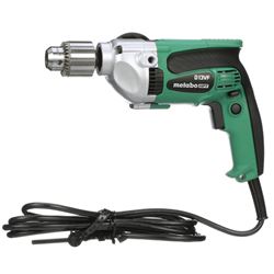 Metabo HPT D13VFM/D13VF Electric Drill, 9 A, 1/2 in Chuck, Keyed Chuck, 7 in L Cord 