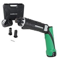Metabo HPT DB3DL2M Screwdriver Kit, Battery Included, 3.6 V, 1.5 Ah, 1/4 in Chuck, Hex Chuck 