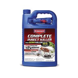 BioAdvanced Complete 700055A Insect Killer, Liquid, 1 gal Trigger Spray Bottle 