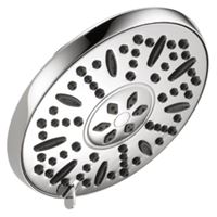 Peerless 76367C Shower Head, Round, 1.75 gpm, 1/2 in Connection, IPS, 3-Spray Function, ABS, Chrome, 7-1/2 in W 