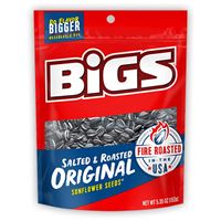 Bigs 500915 Sunflower Seed, 5.35 oz, Resealable Bag, Pack of 12 