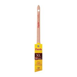 Purdy XL Dale 144080310 Paint Brush, 1 in W, Angular Trim Brush, Nylon/Polyester Bristle, Rattail Handle 
