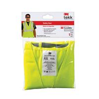 3M Tekk Protection 94616-80030 Reflective Safety Vest, Yellow 