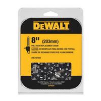 DeWALT DWO1DT608 Pole Saw Chain, Low-Vibration Chain, 8 in L Bar, 3/8 in TPI/Pitch, 34-Link 