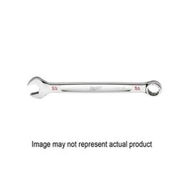 Milwaukee 45-96-9432 Combination Wrench, SAE, 1 in Head, 13.39 in L, 12-Point, Steel, Chrome, Ergonomic, I-Beam Handle 
