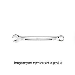 Milwaukee 45-96-9519 Combination Wrench, Metric, 19 mm Head, 9.84 in L, 12-Point, Steel, Chrome 