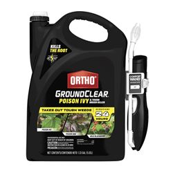 Ortho GroundClear 0475705 Brush Killer, Liquid, Clear, 1.33 gal Bottle 