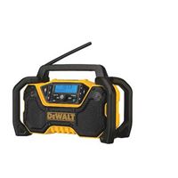 DeWALT DCR028B Jobsite Radio, Tool Only, Bluetooth, 10.6 hr Battery Life, 1000 ft Connectivity Range 