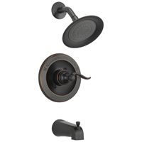 DELTA Windemere Monitor 14 Series 144996C-OB Tub and Shower Set, 1.75 gpm Showerhead, 1 Spray Settings, 1-Handle, Brass 