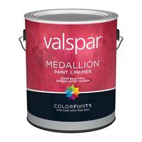 Valspar Medallion 4300 027.0004302.007 Latex Paint, Semi-Gloss, 1 gal Package, Pack of 4 