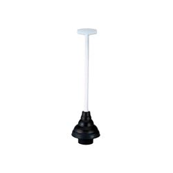 Korky 93WH-4 Toilet Plunger, 6 in Cup, Ergonomic Handle 12 Pack 
