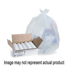 ALUF PLASTICS Hi-Lene HCR-243306C Antimicrobial Can Liner, 24 x 33 in, 12 to 16 gal Capacity, HDPE, Clear 