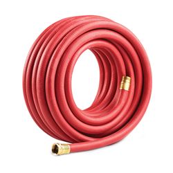 Gilmour 818571-1001 Professional Hose, 3/4 in, 75 ft L, GHT, Brass/Metal/Rubber, Red 