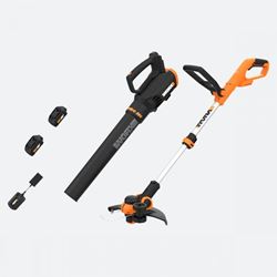 WORX WG929 Trimmer and Blower Combo Kit, Battery Included: Yes, Yes Charger Included 
