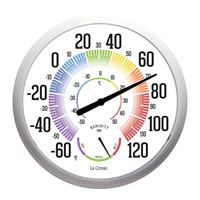 La Crosse 104-1534A Thermometer, -60 to 120 deg F, 20 to 90 % Humidity Range 