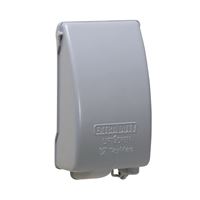 Bell Outdoor MX4280S Electrical Box Cover, 3-1/2 in L, 3.595 in W, 1-Gang, Metal, Gray 