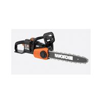 WORX WG384 Cordless Chainsaw, Battery Included, 2 Ah, 40 V, Lithium-Ion, 14 in L Bar, 3/8 in Pitch 