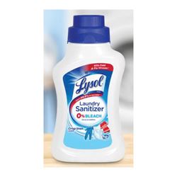 Lysol 97190 Laundry Sanitizer, 41 oz Bottle, Liquid, Crisp Linen, Blue 