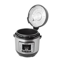 NUWAVE Nutri-Pot 33101 Digital Pressure Cooker, 6 qt Capacity, 1000 W, Touch Control, Stainless Steel, 12.6 in L 