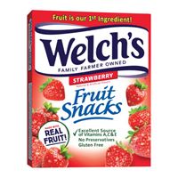 Welchs PIM05096 Fruit Snack, Strawberry Flavor, 5 oz, Pack of 12 