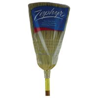 Zephyr 33036 Warehouse Broom, #34 Sweep Face, Natural Fiber Bristle, Amber 